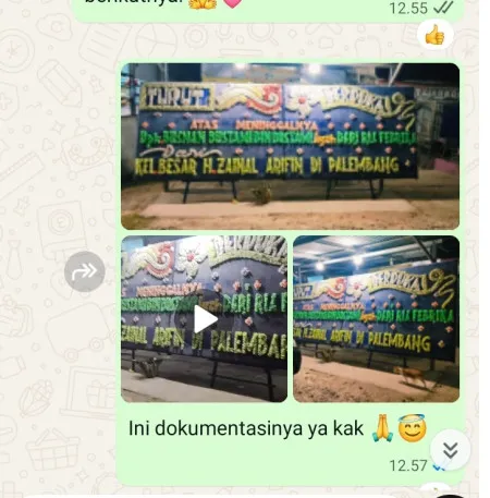 Pengiriman Papan Bunga Duka Buloh Kunduran