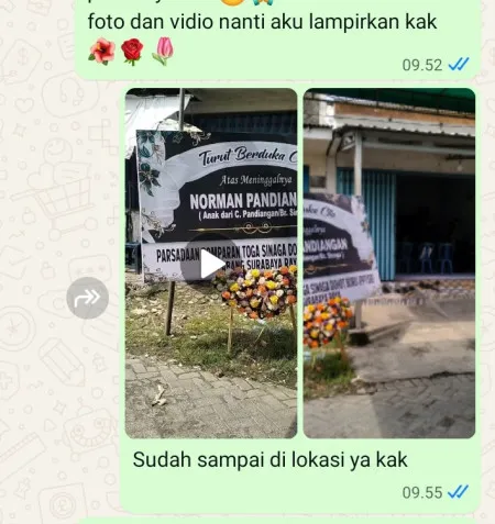 Pengiriman Karangan Bunga Buloh Kunduran